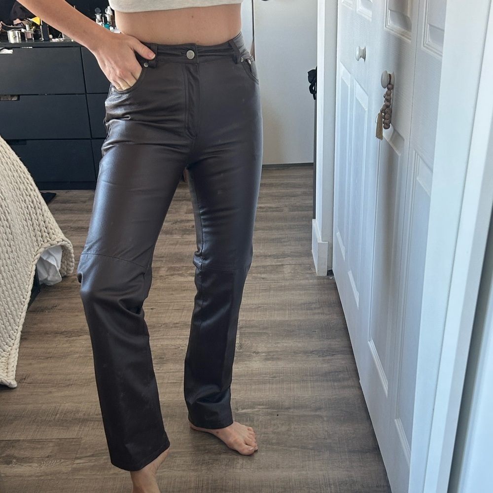 Newport News Leather Pants